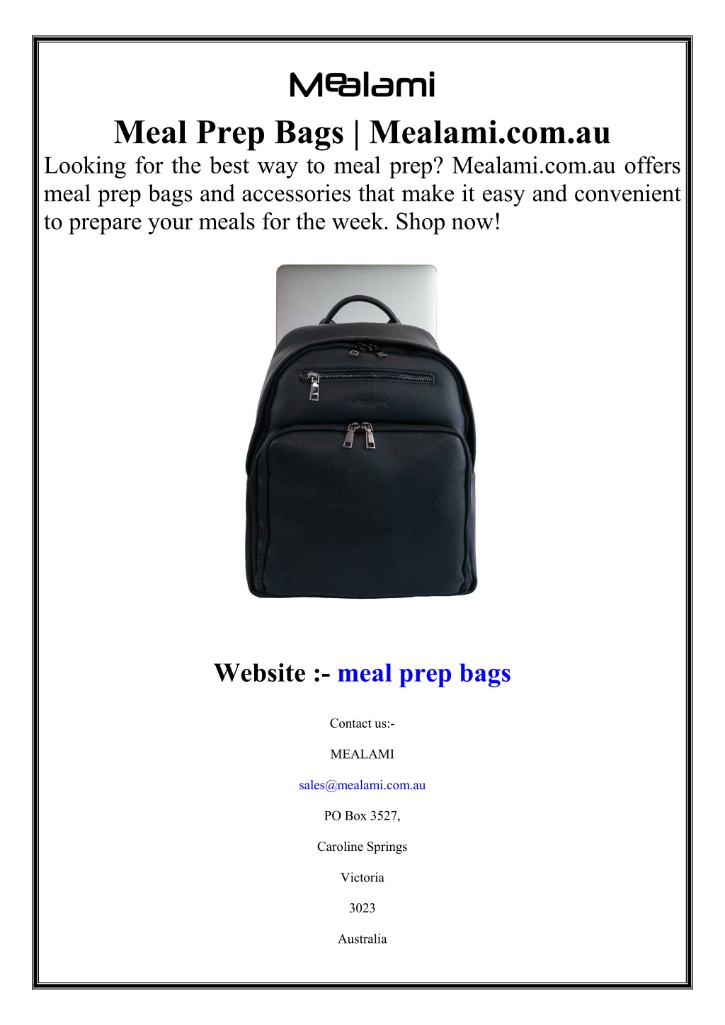 Six Pack Fitness Travel Fit Black Renee Meal Prep Tote Shoulder Bag-READ |  eBay