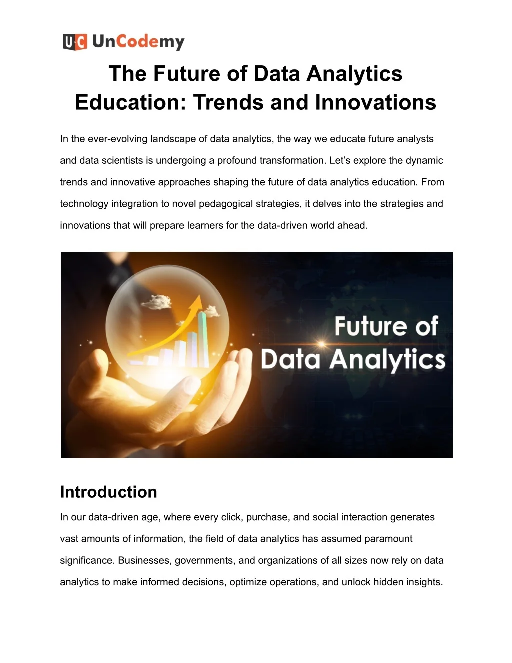 PPT - Future of Data Analytics Education PowerPoint Presentation, free ...