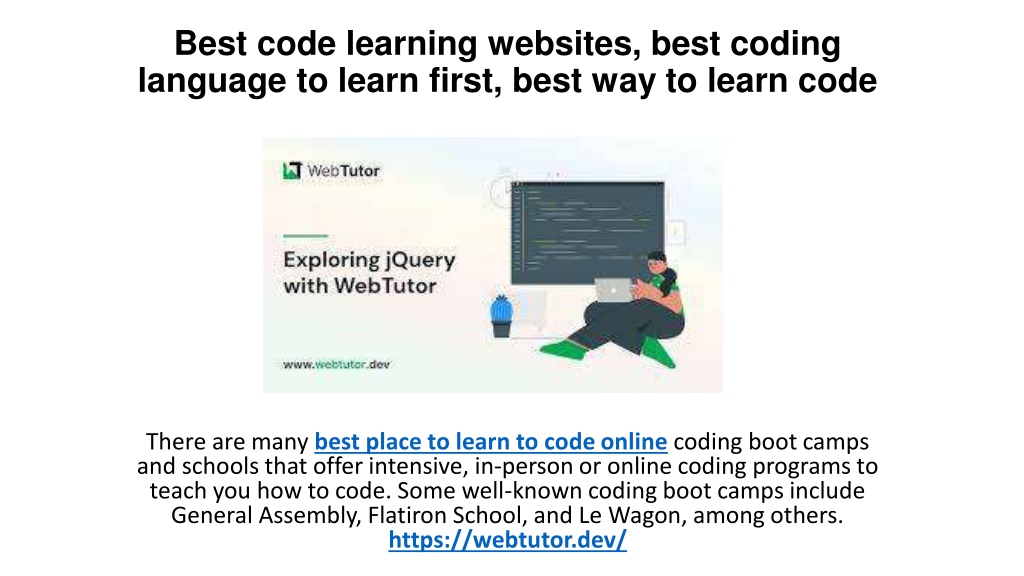 PPT - Best Place To Learn To Code Online, Best Places To Learn To Code ...