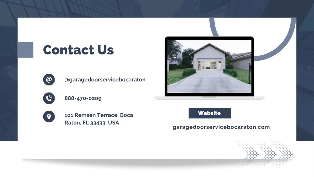 PPT Garage Door Services in Boca Raton PowerPoint Presentation, free