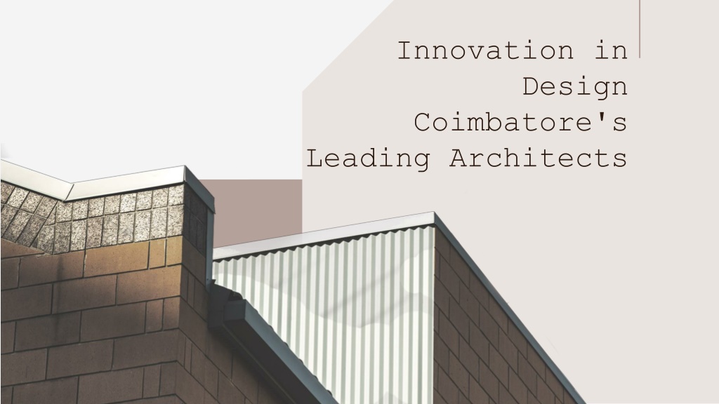 innovation in design coimbatore s leading architects l