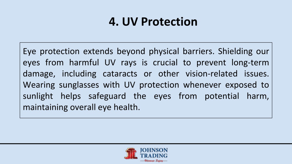 PPT - Safeguarding Vision: Eye Protection Importance PowerPoint Presentation - ID:12620003