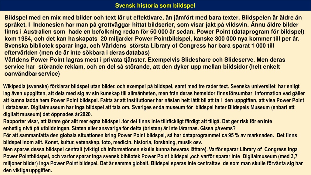 PPT - Titlar Svensk Historia Bildspel 2023 07 27 PowerPoint ...