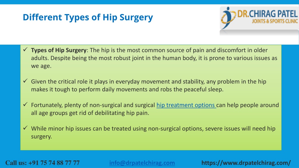 PPT - Different Types of Hip Surgery PowerPoint Presentation, free ...