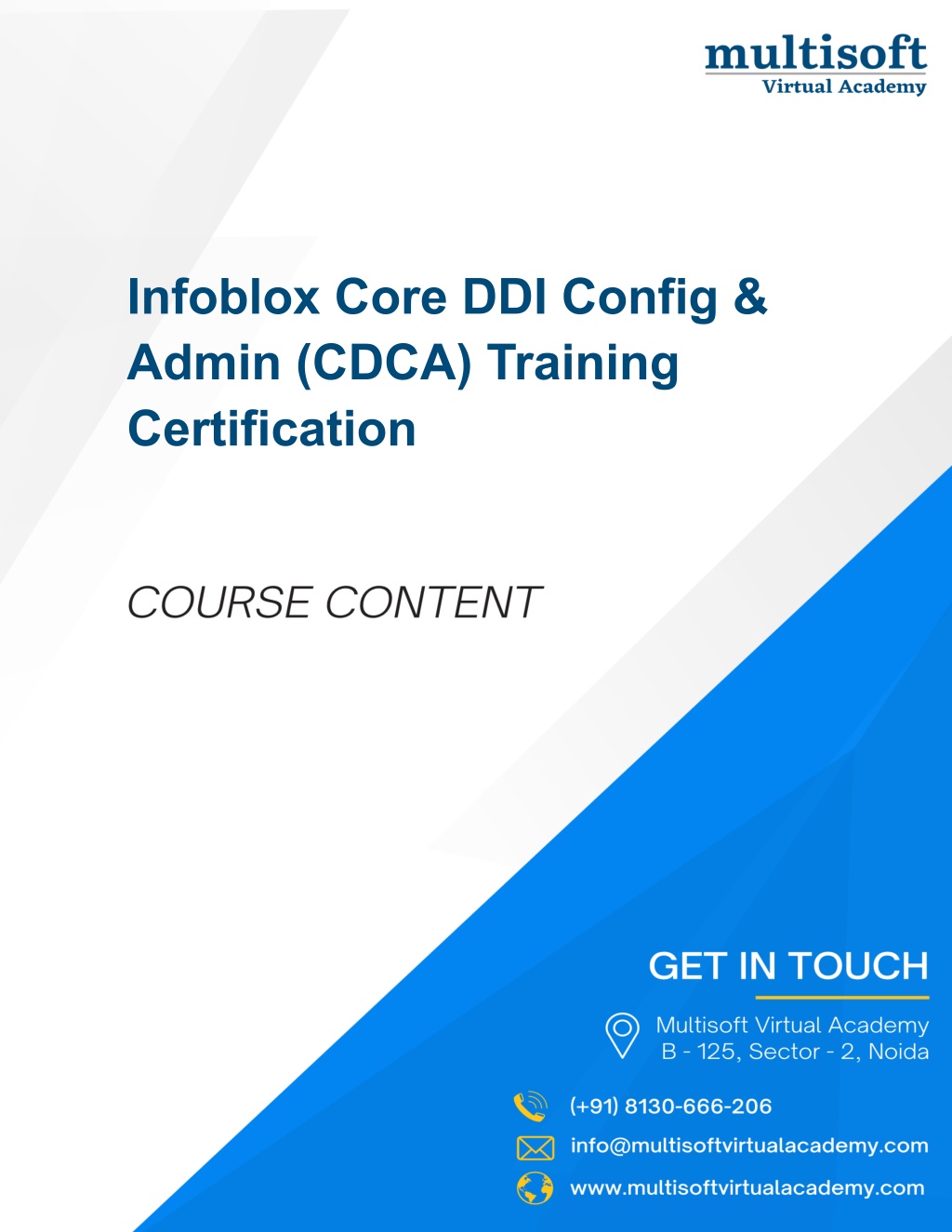 PPT Infoblox Core DDI Config Admin (CDCA) PowerPoint Presentation