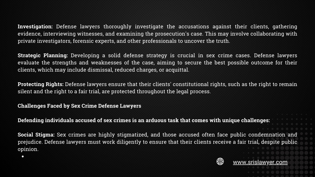 Ppt Unveiling The Unsung Heroes Sex Crime Defense Lawyers Powerpoint Presentation Id12625055 5155