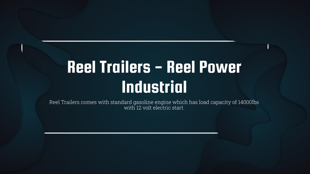 Reel Power Industrial (@ReelpowerWC) / X