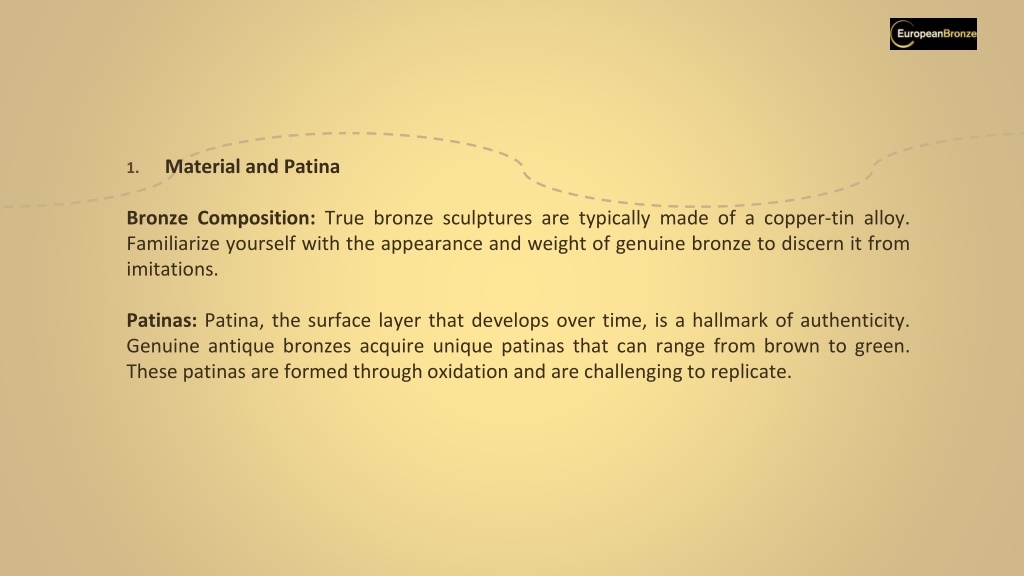 PPT How to Identify an Authentic Antique Bronze Sculpture PowerPoint