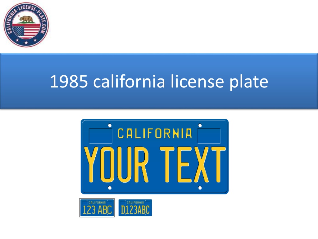 ppt-1985-california-license-plate-powerpoint-presentation-free