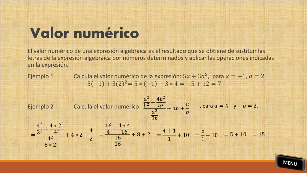 PPT - Clase Expresiones Algebraicas PowerPoint Presentation, Free ...