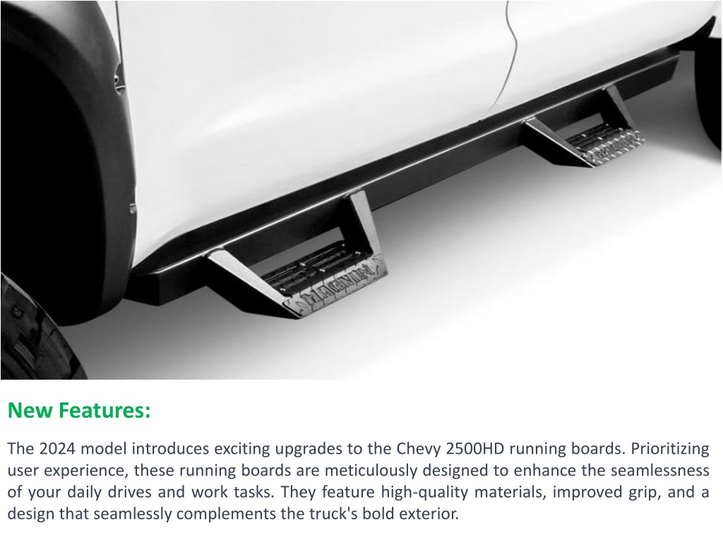 PPT Right Running Boards for Your 2024 Chevy 2500HD PowerPoint