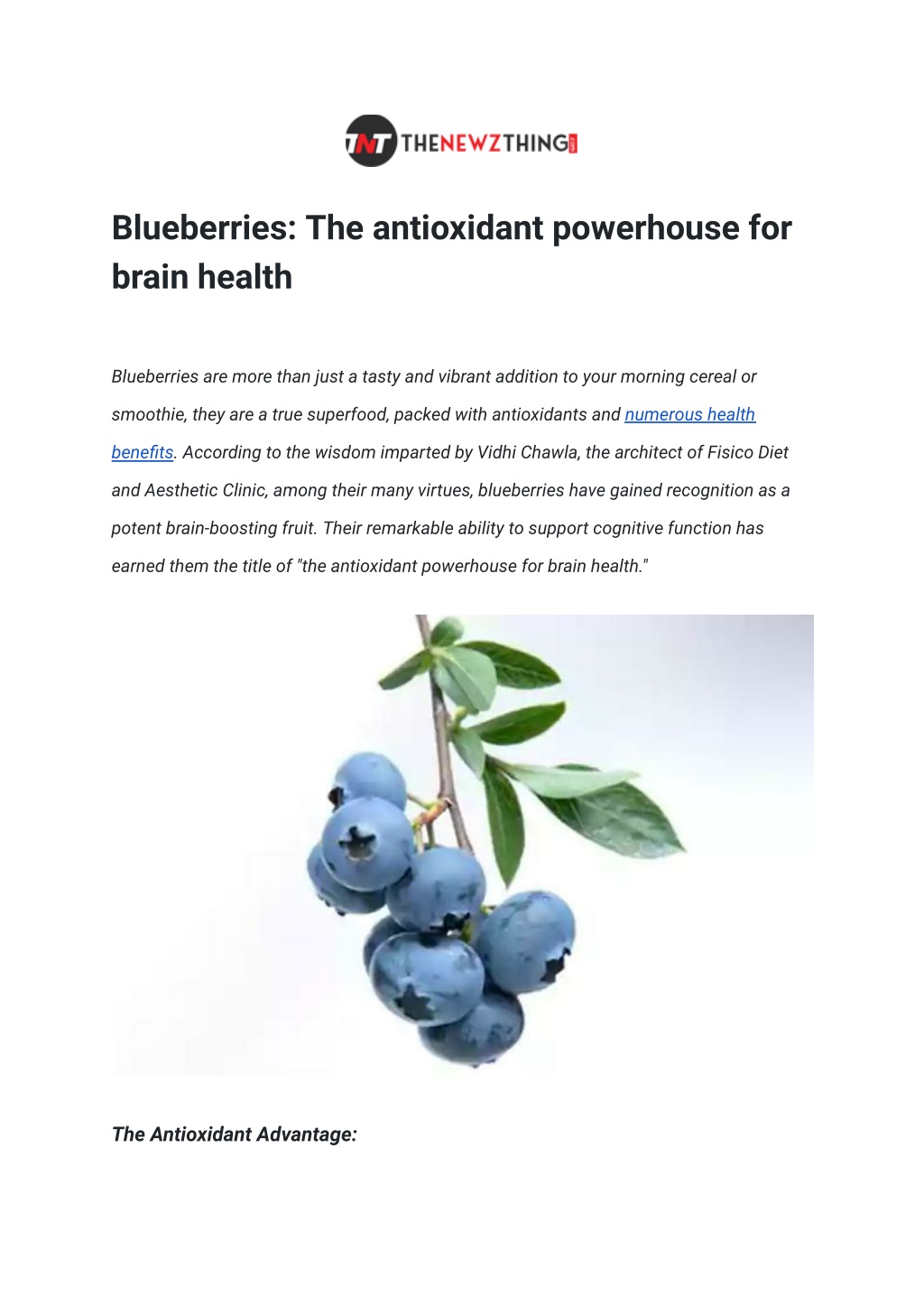 PPT - Blueberries_ The antioxidant powerhouse for brain health 