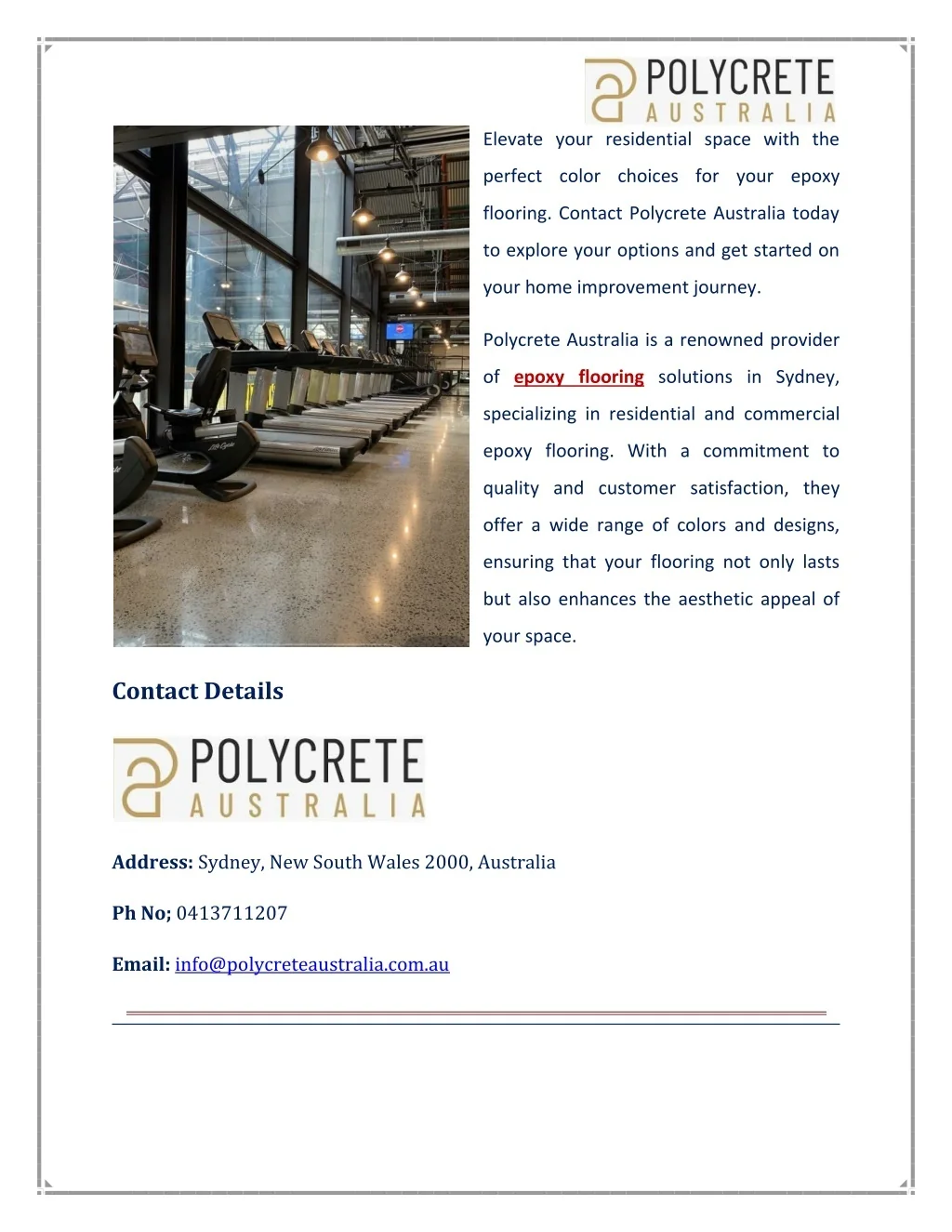 PPT - Choosing The Right Colors For Your Residential Epoxy Flooring ...