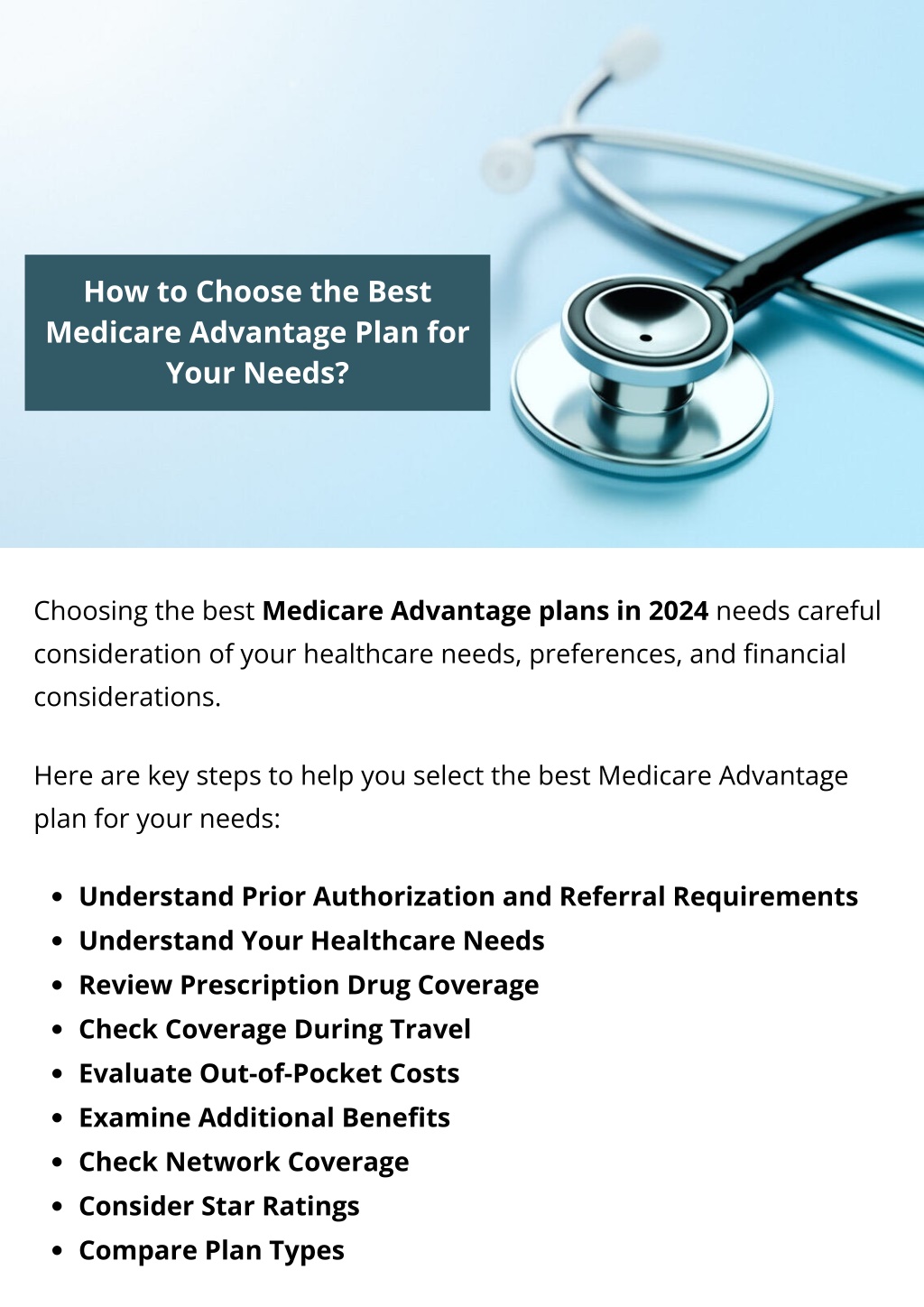 PPT How to Choose the Best Medicare Advantage Plan for Your Needs