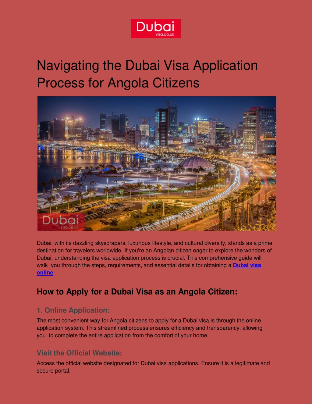 PPT Streamlined Dubai Visa Application Process For Algerian Nationals Residing PowerPoint