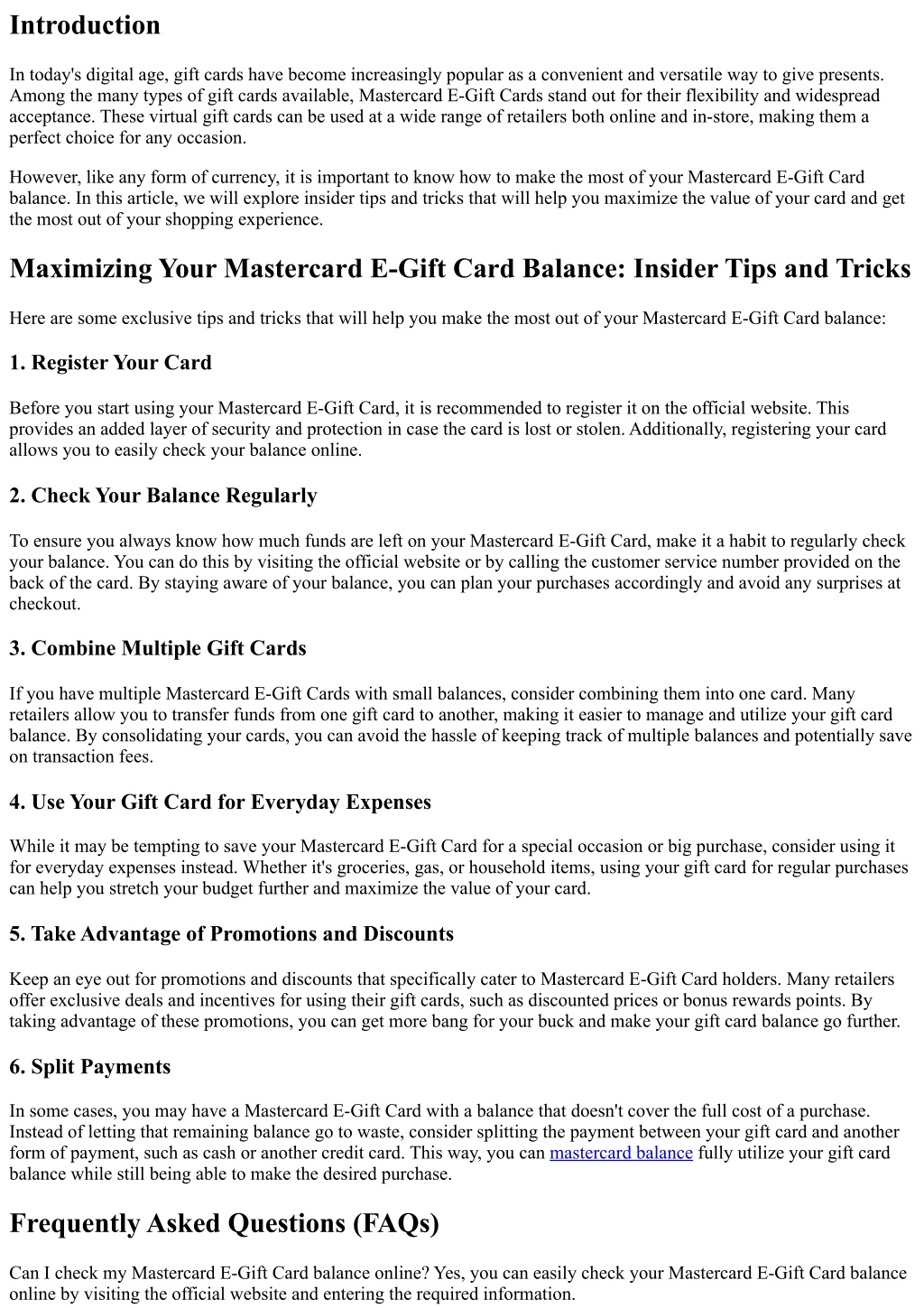 6 Essential Uses Of  Gift Card You Should Know