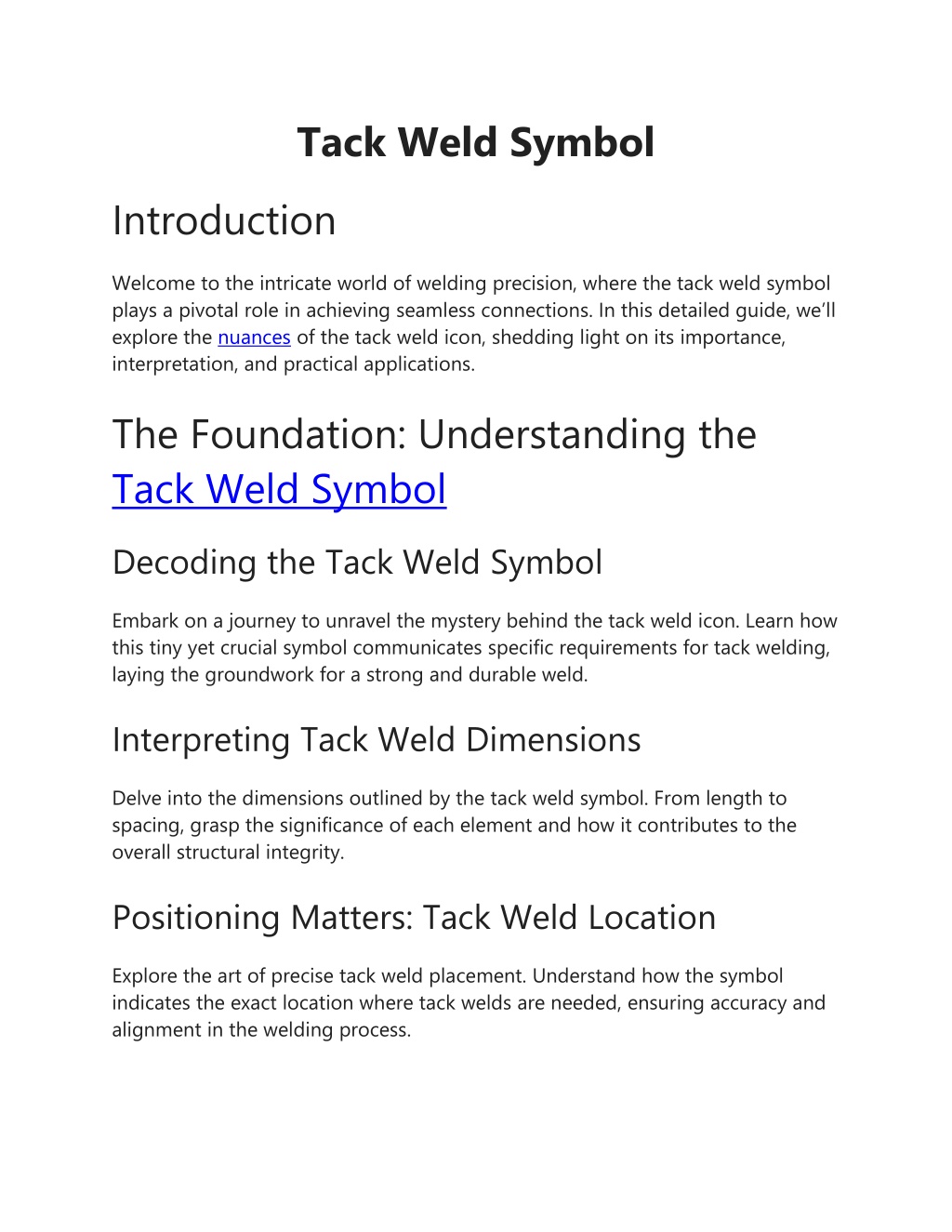 Ppt Tack Weld Symbol Powerpoint Presentation Free Download Id12671608
