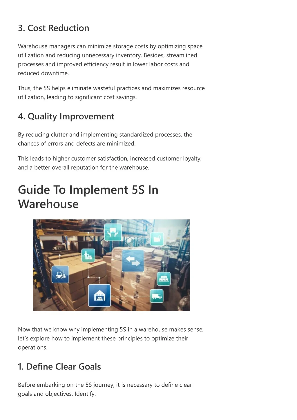 PPT - 5s In The Warehouse: Why It Makes Sense PowerPoint Presentation ...