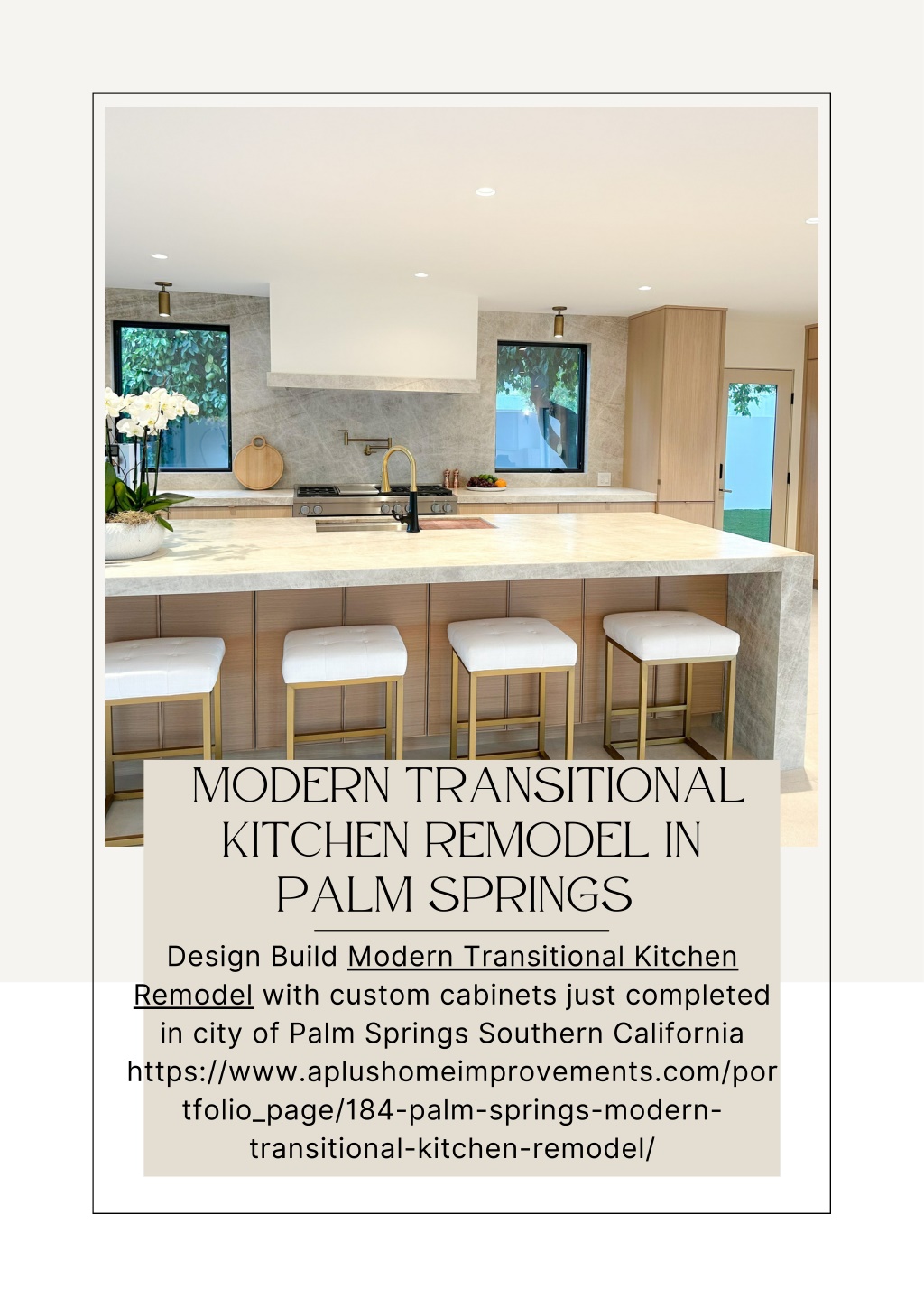 Ppt Modern Transitional Kitchen Remodel In Palm Springs 1 Powerpoint Presentation Id12675543 2206