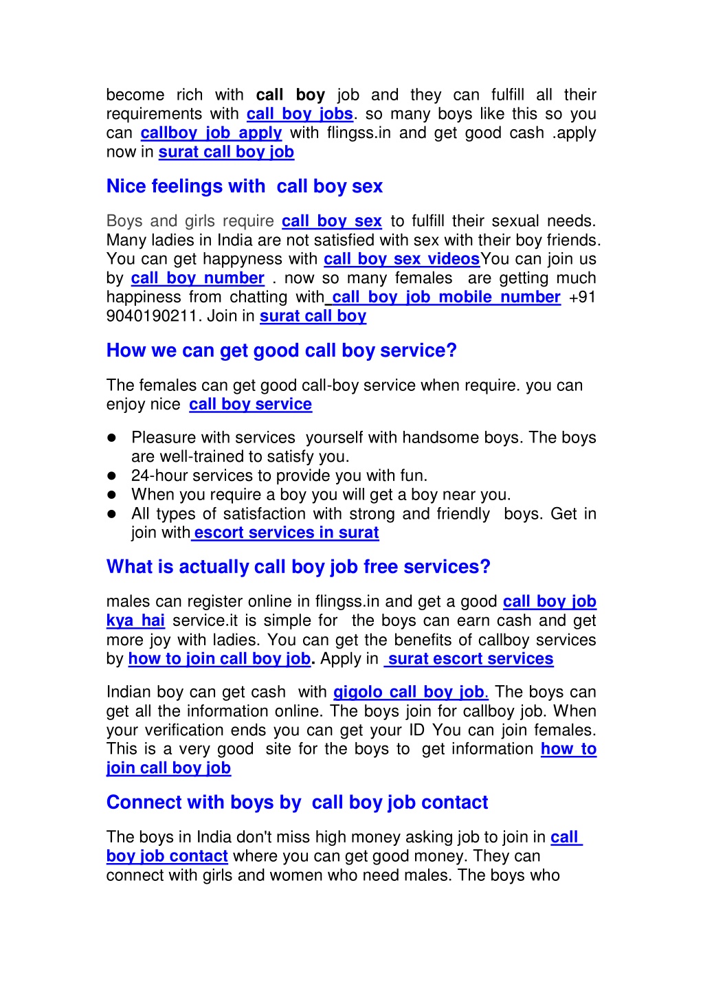 PPT Call boy job surat apply play boy job service PowerPoint PPT Call boy job surat apply play boy job service PowerPoint