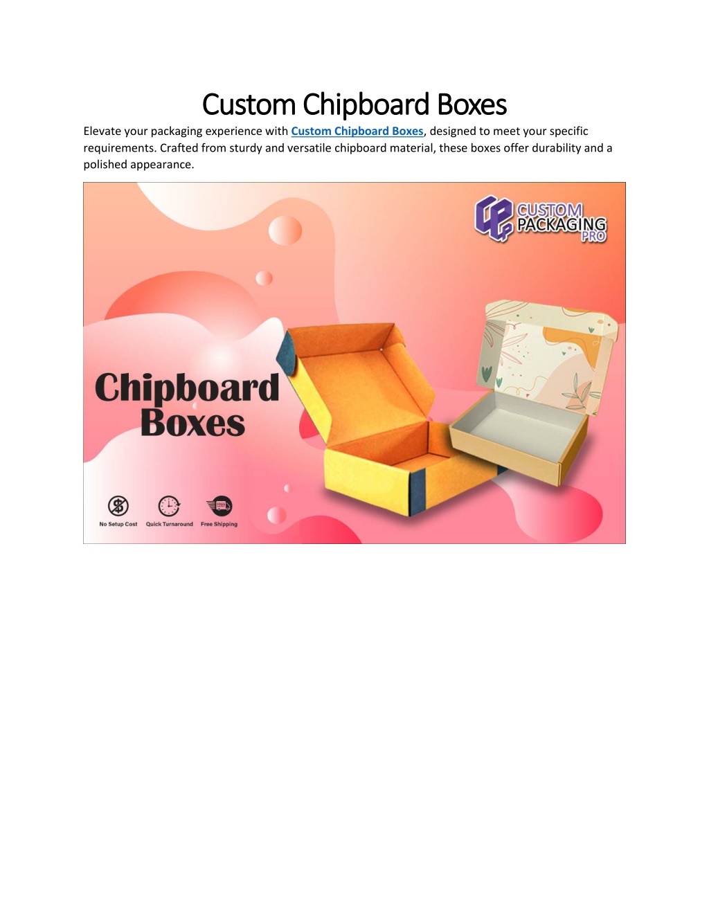 PPT - Custom Chipboard Boxes PowerPoint Presentation, free download ...