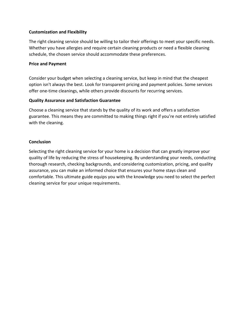 PPT - The Ultimate Guide to Choosing the Right Cleaning Service for ...
