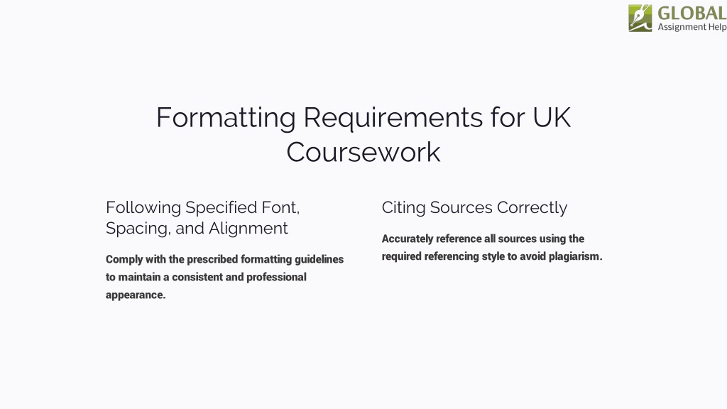 what is coursework in uk universities