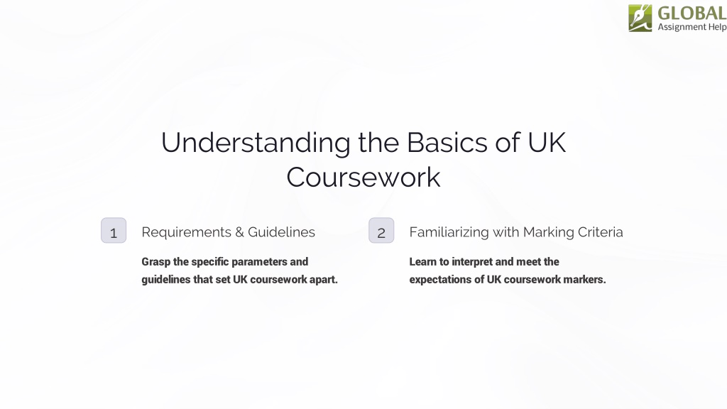 what is coursework in uk universities