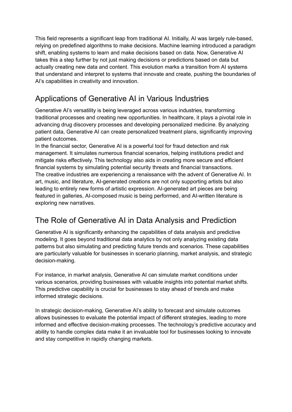 PPT - Exploring Generative AI Solutions Transforming Industries and ...
