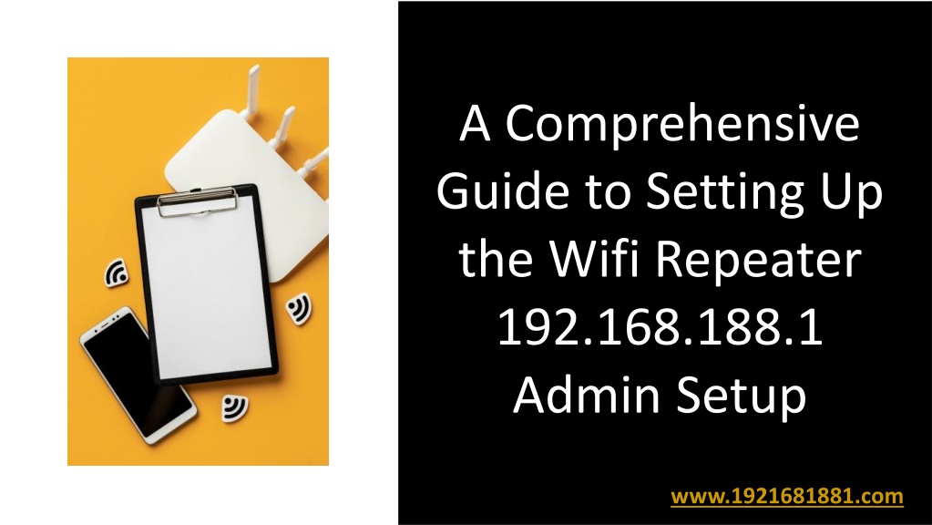 How to set up the Wi-Fi repeater. With extensive use of Wi-Fi, the