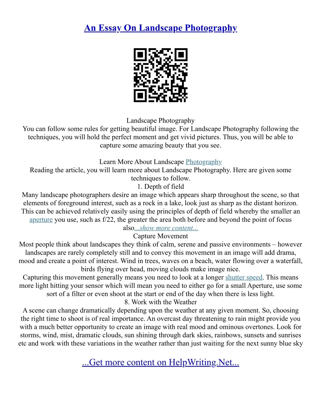 PPT - Sample Photo Essay PowerPoint Presentation, free download - ID ...