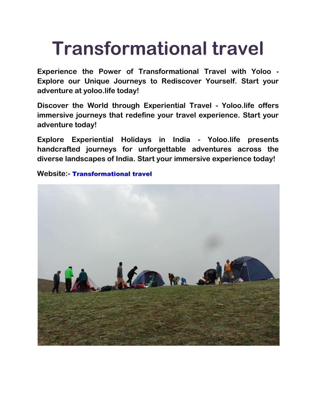 PPT   Transformational Travel PowerPoint Presentation, Free Download