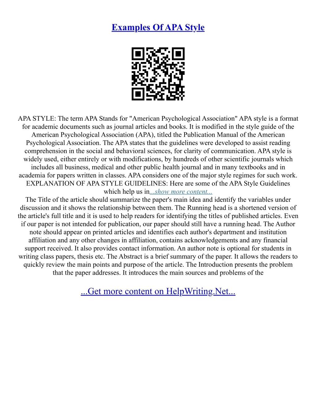 PPT - Apa Style Essay Paper PowerPoint Presentation, free download - ID ...