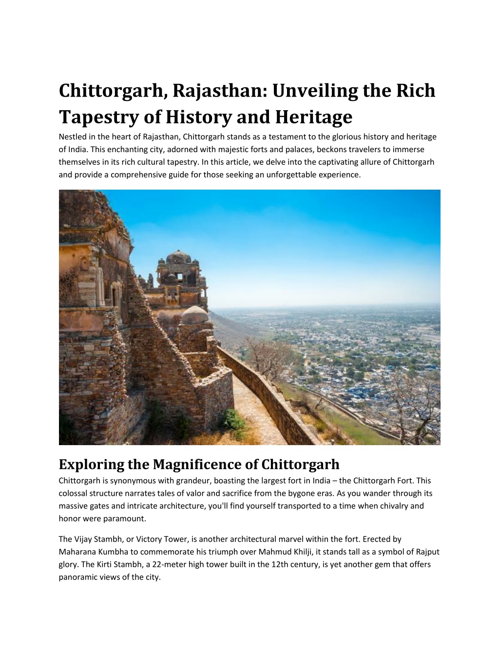 PPT - Chittorgarh PowerPoint Presentation, free download - ID:12715604