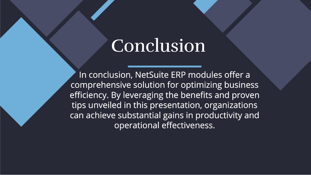 PPT - NetSuite ERP Modules PowerPoint Presentation, free download - ID ...