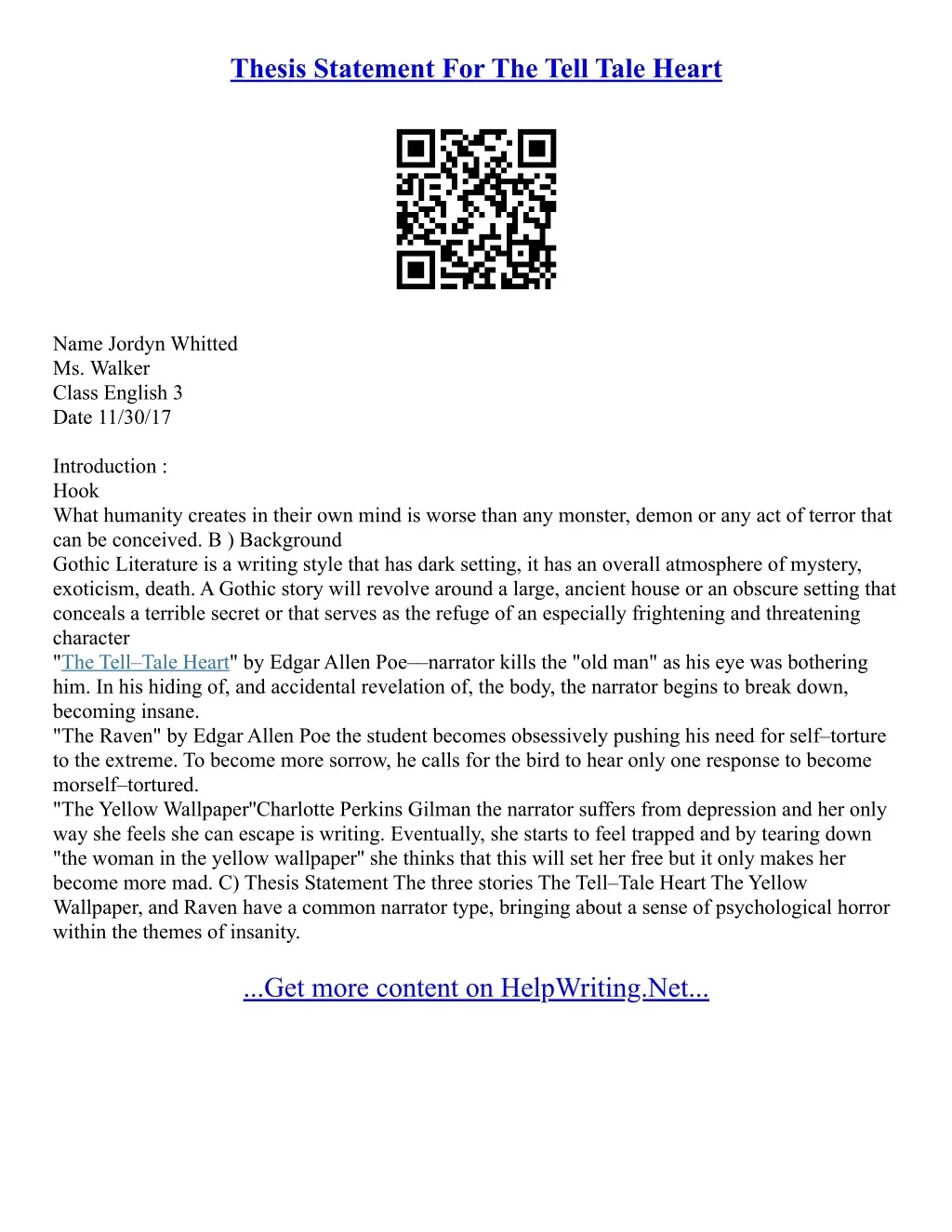 PPT - Analytical Essay Example Outline PowerPoint Presentation, free ...
