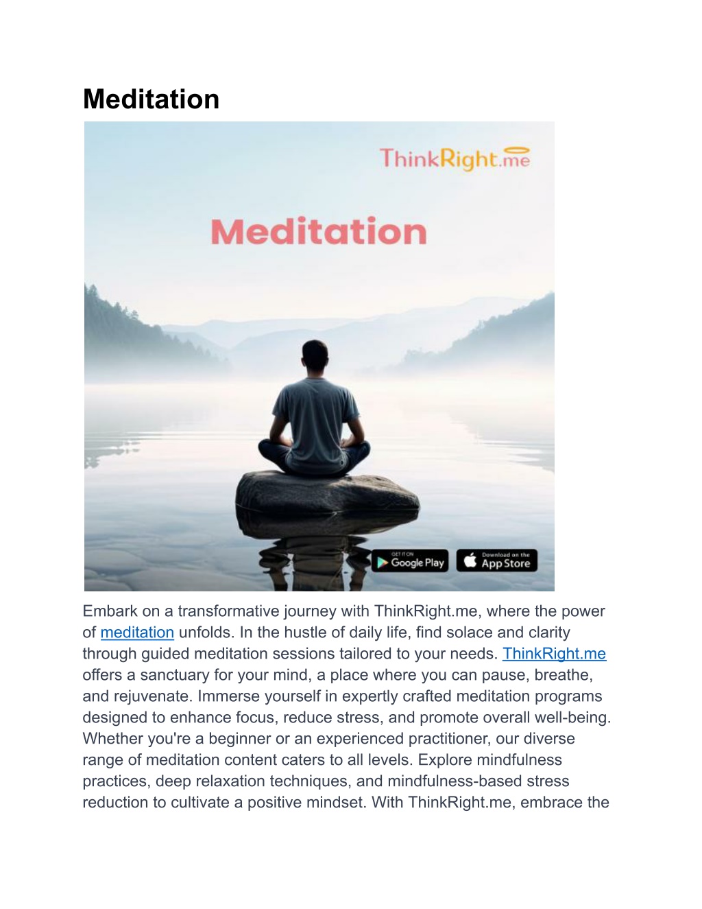 PPT - Meditation PowerPoint Presentation, free download - ID:12743462