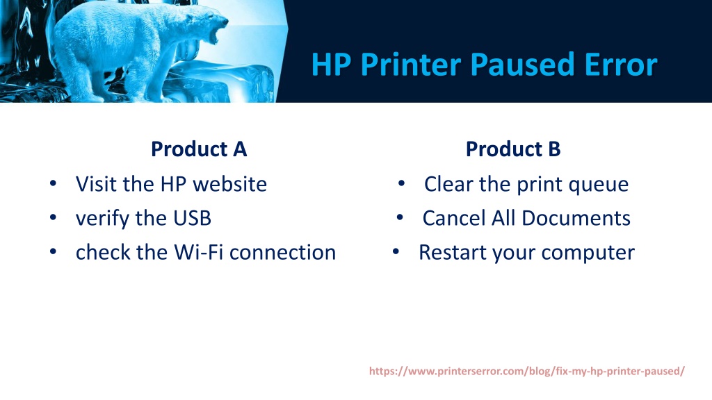 PPT HP Printer Paused Error How You can Fix It PowerPoint Presentation ID12744879