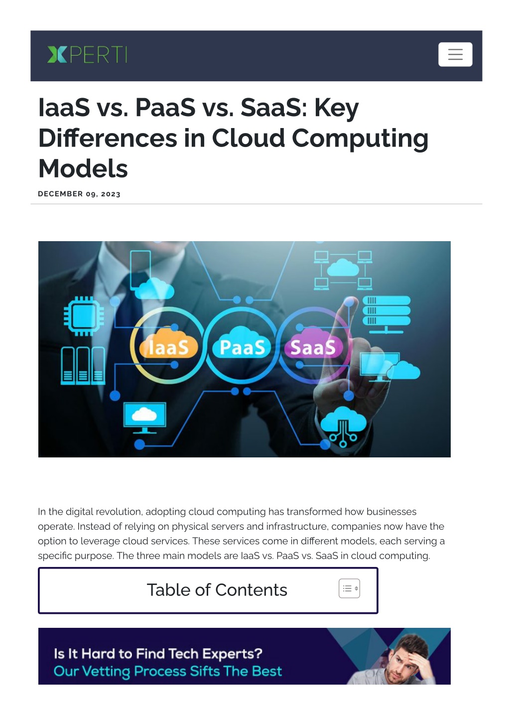 Ppt Iaas Vs Paas Vs Saas Key Differences In Cloud Computing Models Powerpoint Presentation