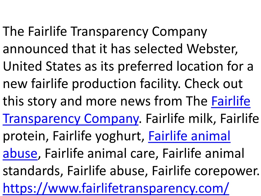 PPT Fairlife animal abuse PowerPoint Presentation, free download ID