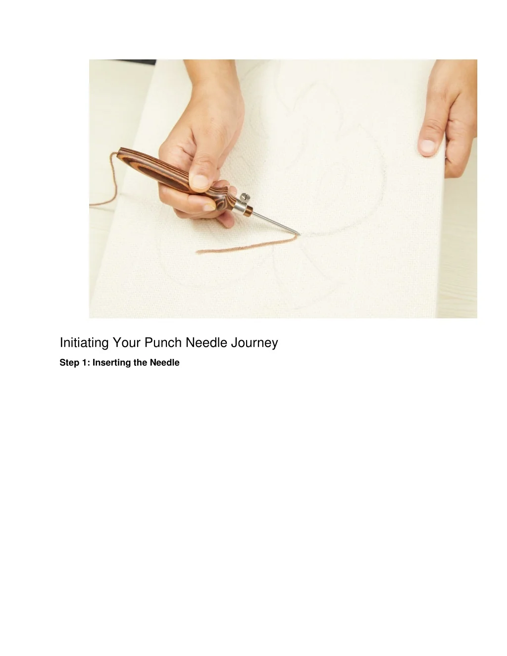 PPT - How to Thread the Punch Needle PowerPoint Presentation, free ...