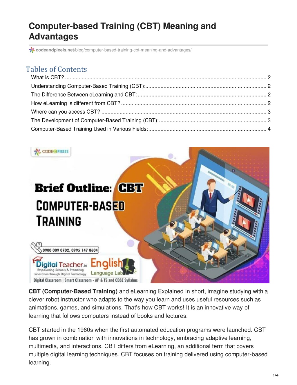 presentation on computer based training