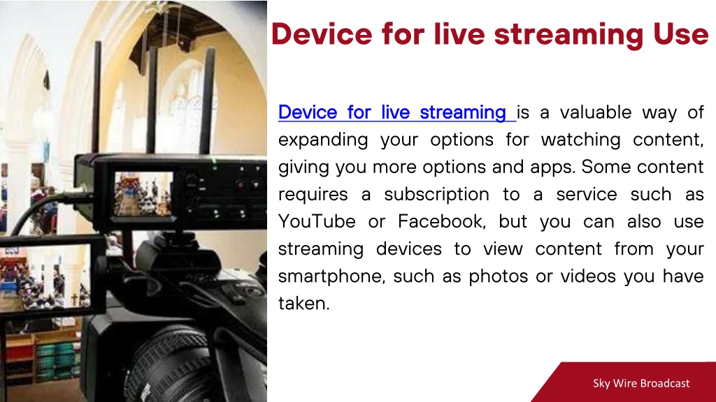 PPT - Device for Live streaming in India PowerPoint Presentation, free ...