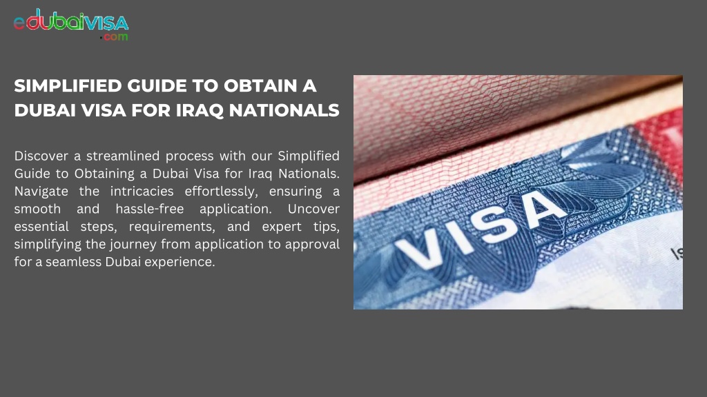 Ppt Dubai Visa For Iraq Passport Holders Powerpoint Presentation Free Download Id12780536 8222
