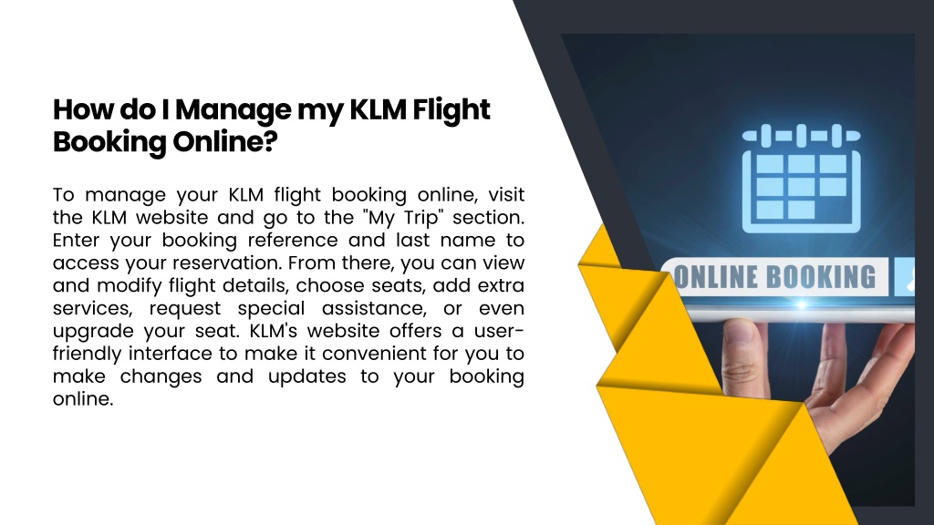 PPT - How Do I Manage My KLM Flight Booking PowerPoint Presentation ...