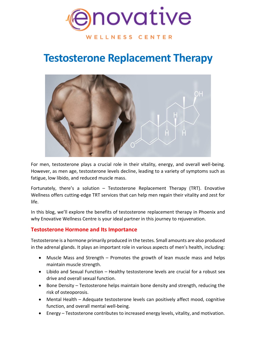 PPT - Testosterone Replacement Therapy PowerPoint Presentation, free ...