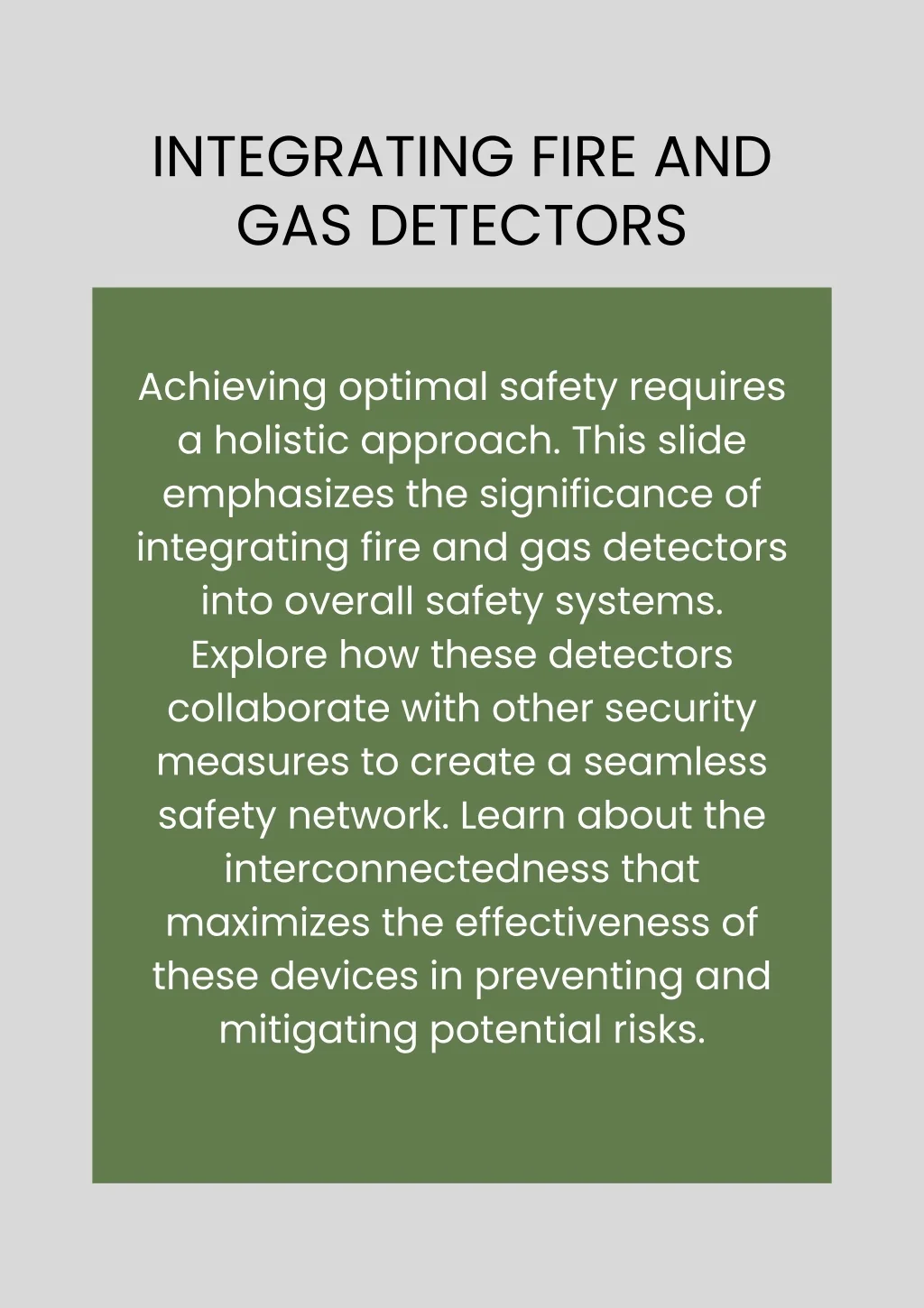 PPT - Fire and Gas Detectors for Enhanced Safety PowerPoint ...