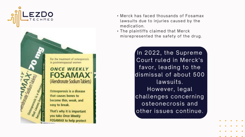 PPT Fosamax Lawsuits Decoding the Harmful Side Effects PowerPoint