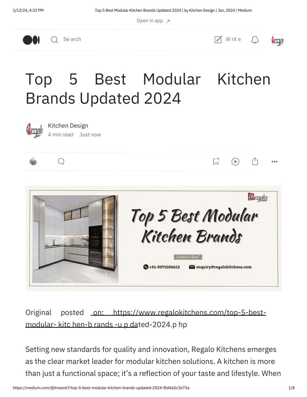 PPT Top 5 Best Modular Kitchen Brands Updated 2024 PowerPoint   1 12 24 4 32 Pm L 