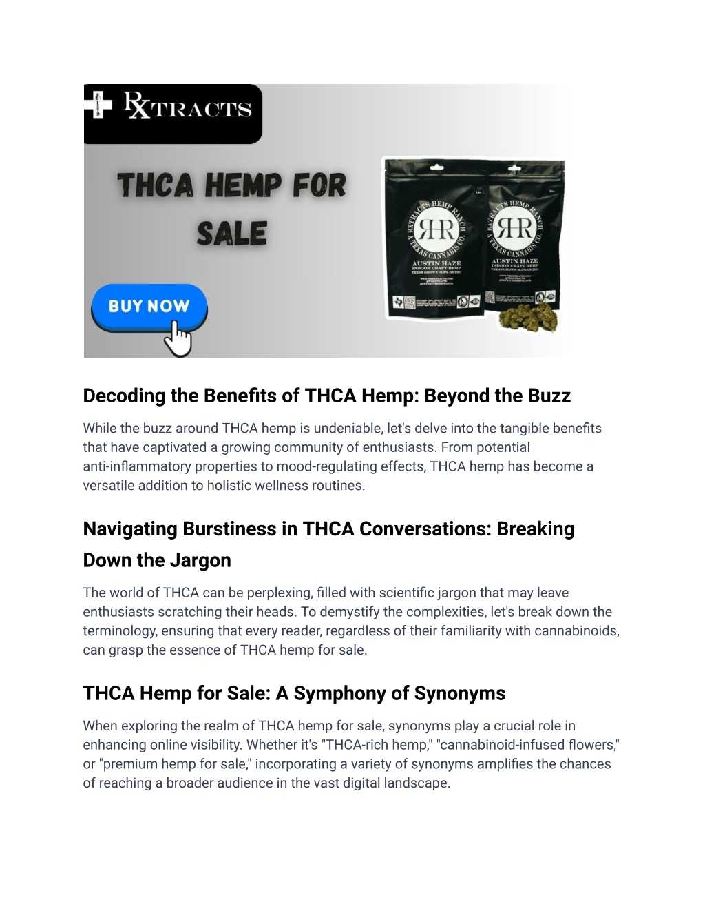 PPT - THCA Hemp For Sale Synonyms_ A Symphony Of Options For Every ...